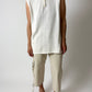 Knitted polo top | Off white