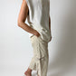 Capri trousers | Ecru