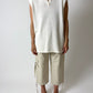 Knitted polo top | Off white