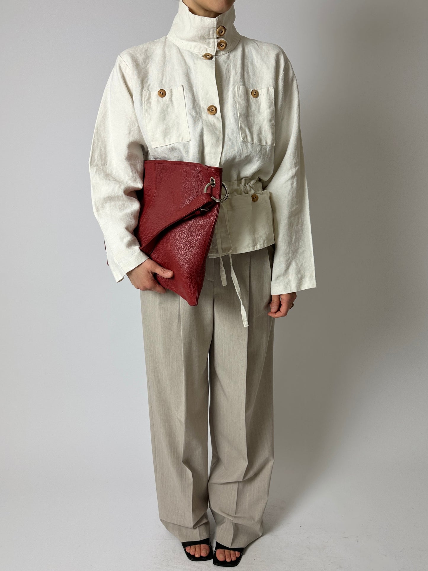 Linen jacket | Off white