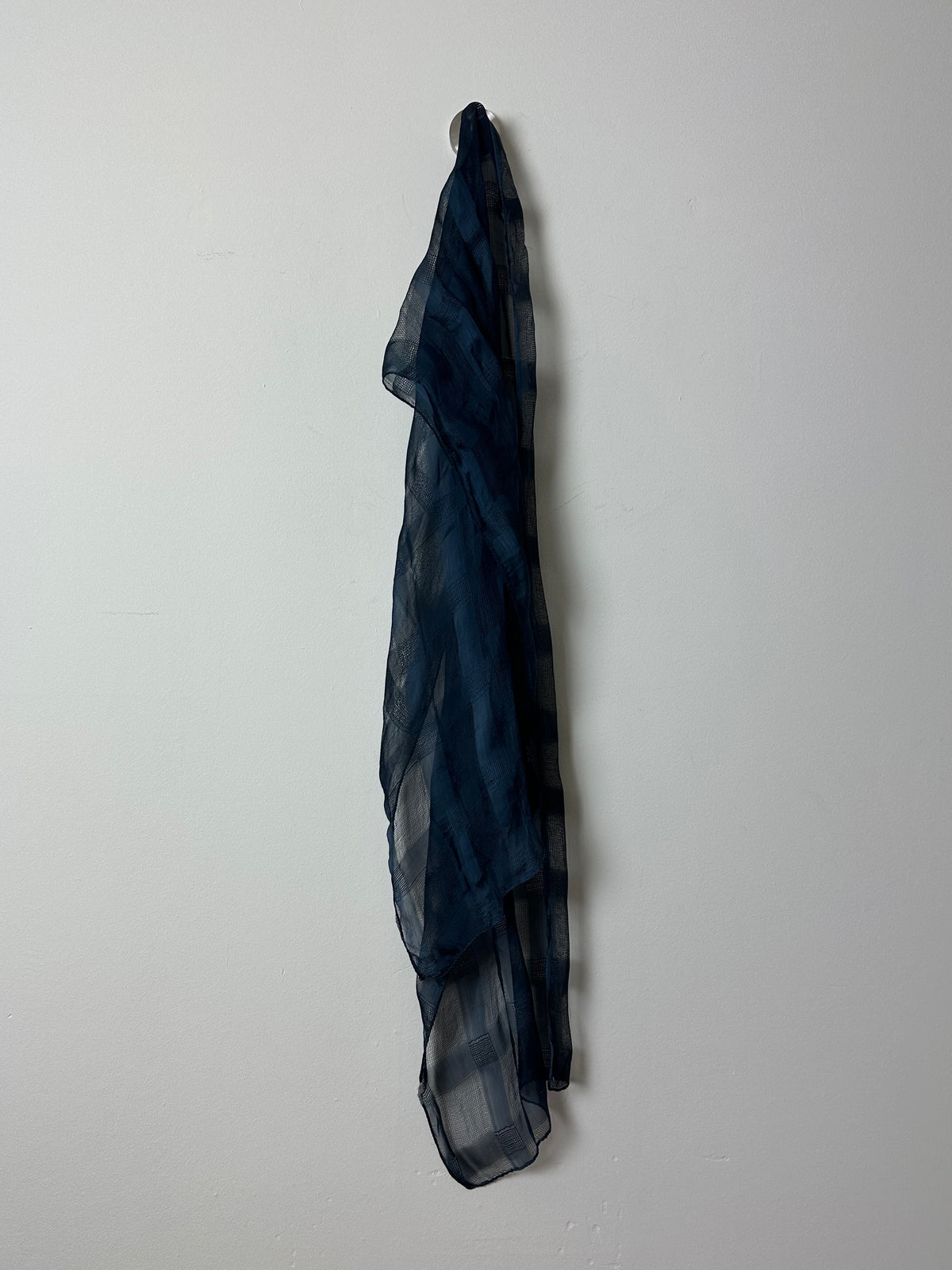 Sheer scarf | Dark blue
