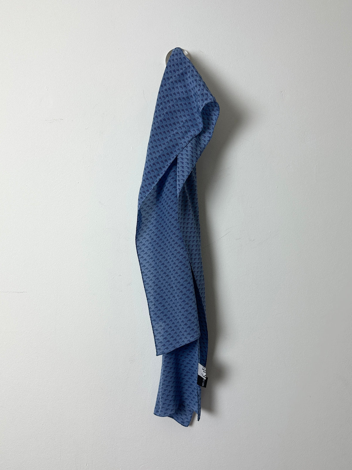 Silk scarf | Blue