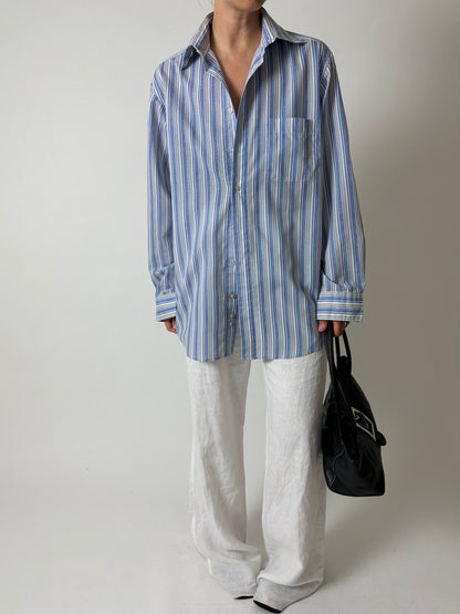 Striped shirt | Blue / White
