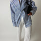Striped shirt | Blue / White