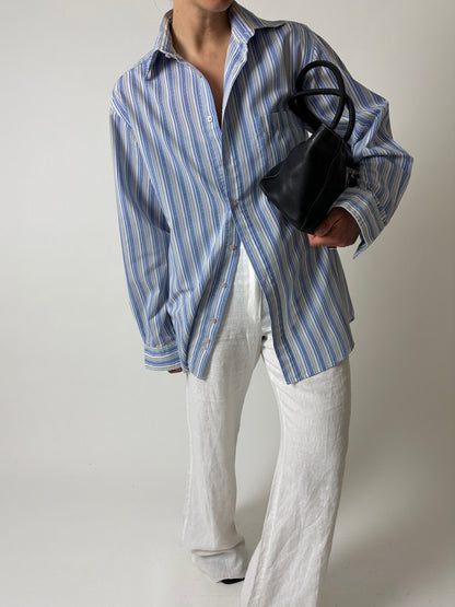 Striped shirt | Blue / White