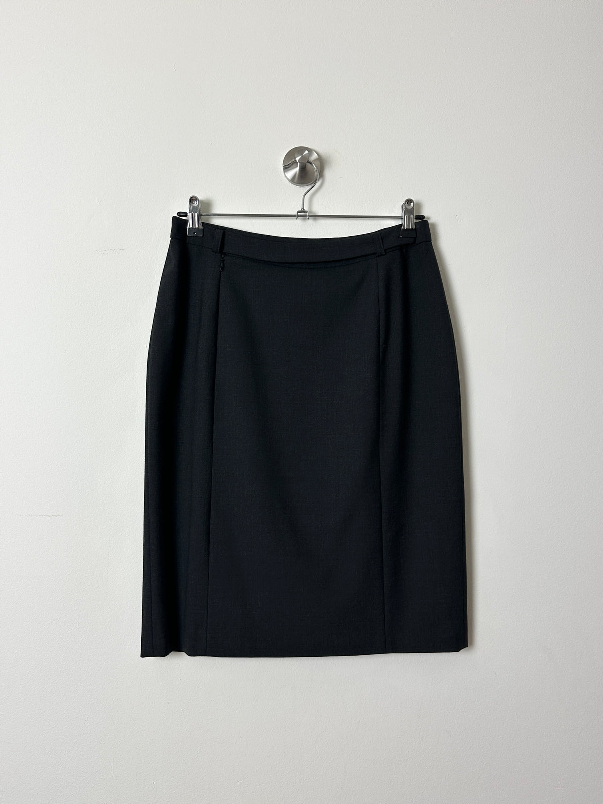 Wool pencil skirt | Anthracite