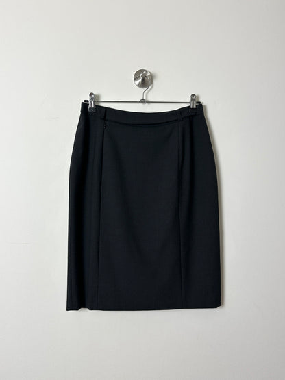 Wool pencil skirt | Anthracite