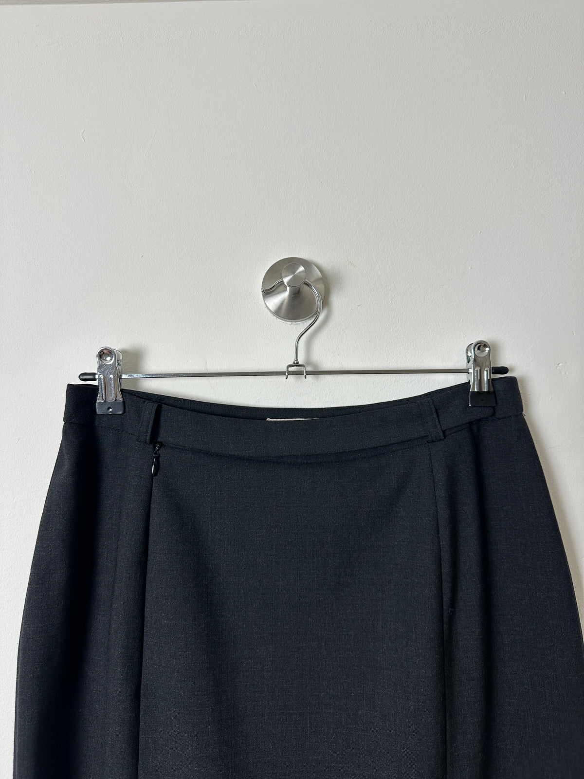 Wool pencil skirt | Anthracite