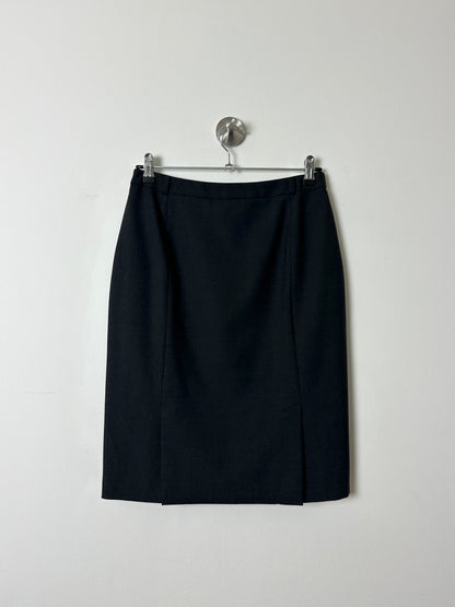 Wool pencil skirt | Anthracite