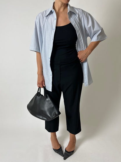 Capri trousers | Black