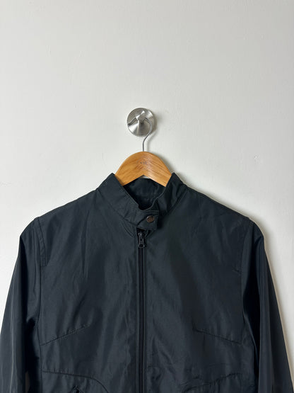 Light weight funnel-neck jacket | Black