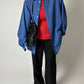 Silk rib top | Soft red