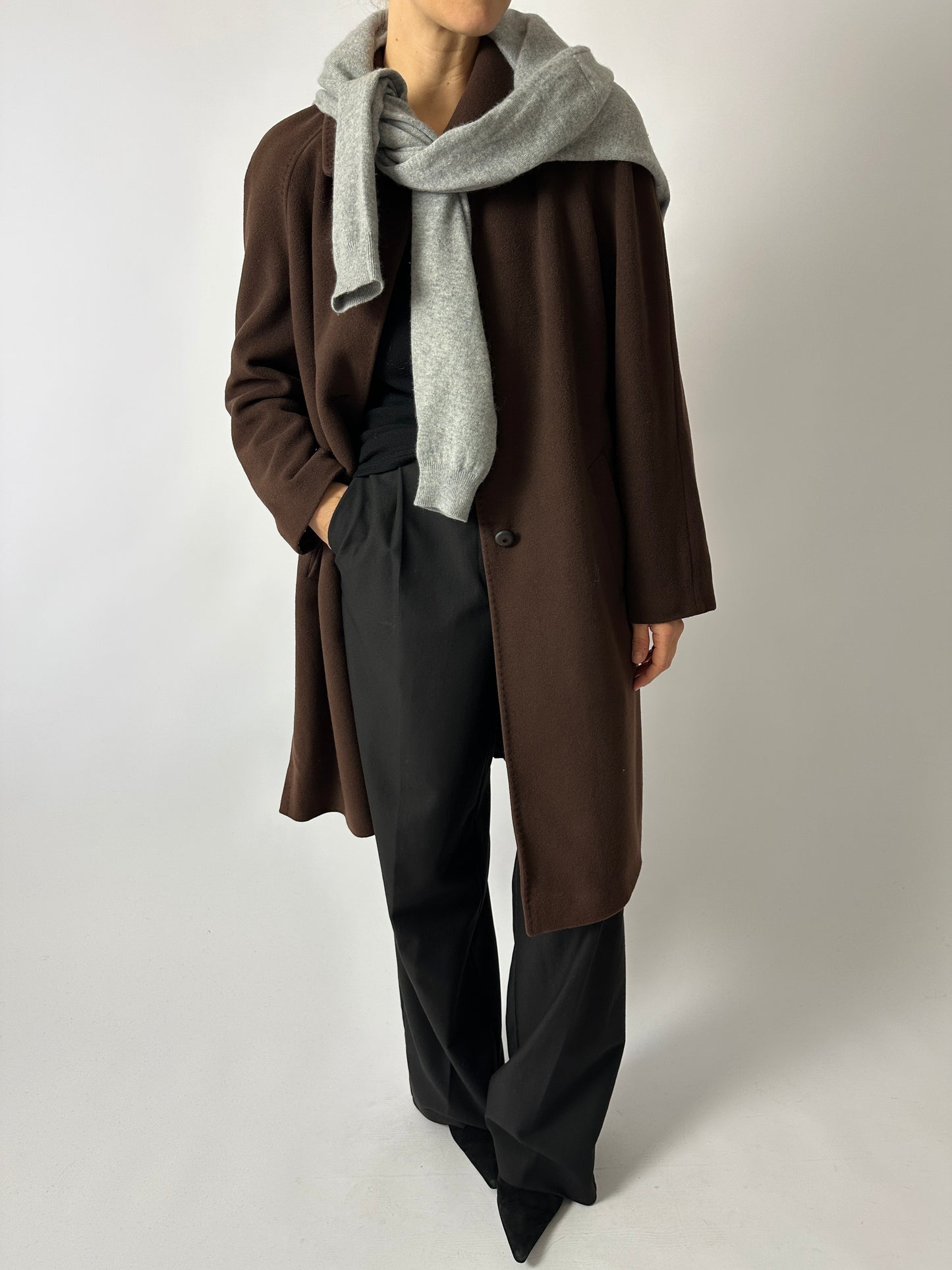 Cashmere turtleneck | Grey