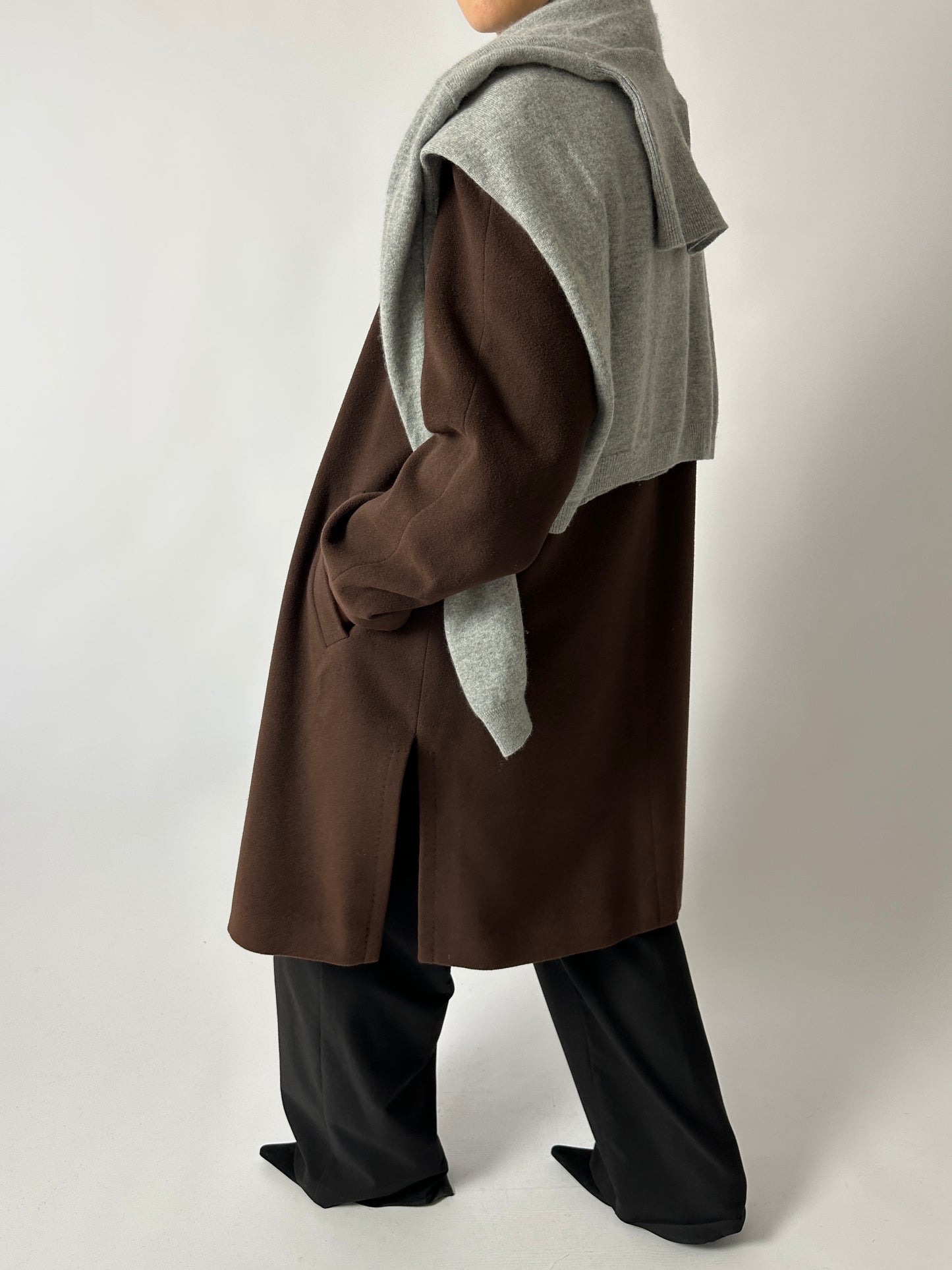 Cashmere turtleneck | Grey