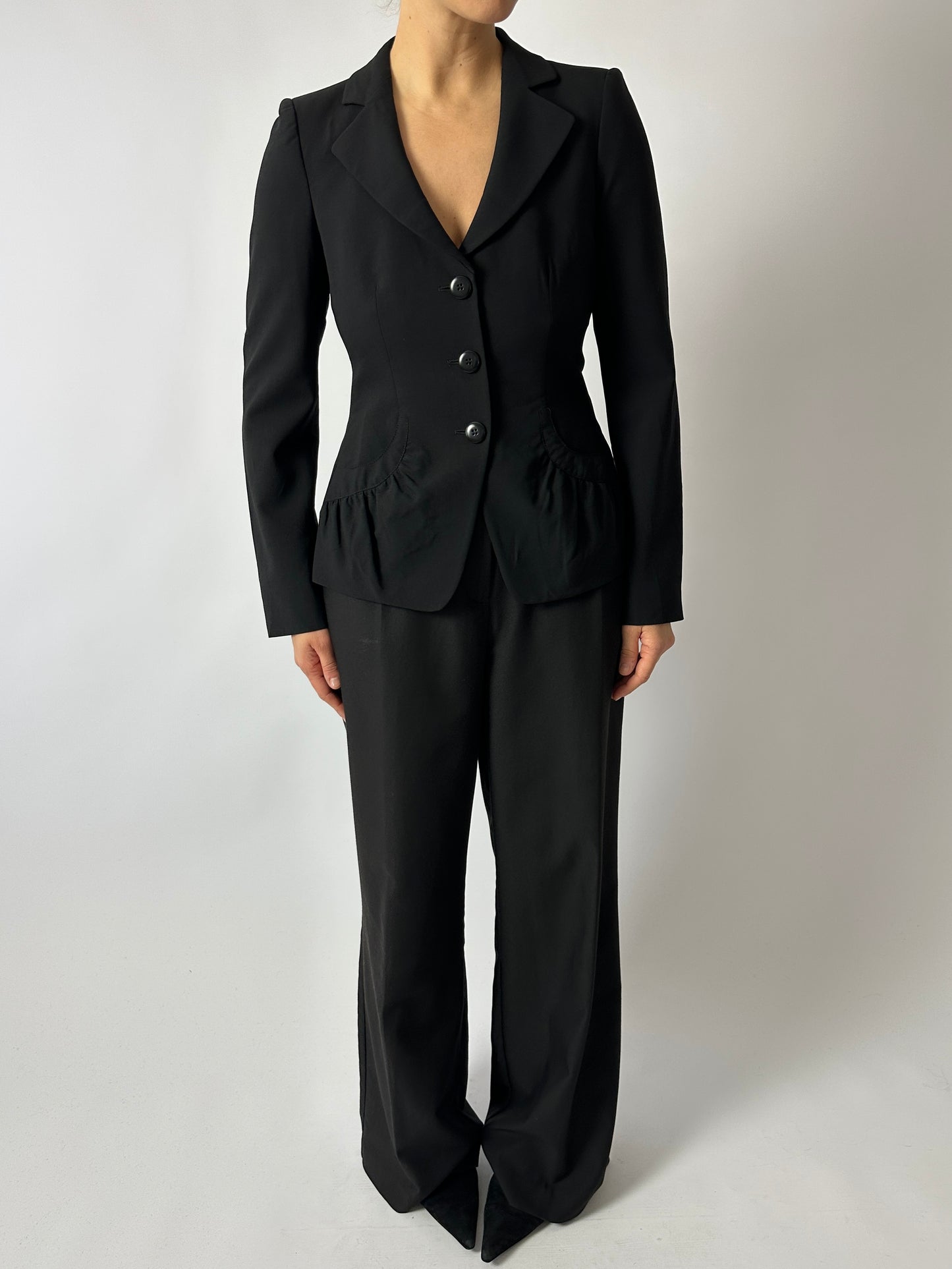 Armani fitted blazer | Black