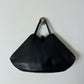 Leather hand bag | Black