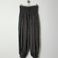 Striped balloon pants | Brown / Black