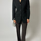 Fitted blazer jacket | Black
