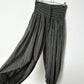 Striped balloon pants | Brown / Black