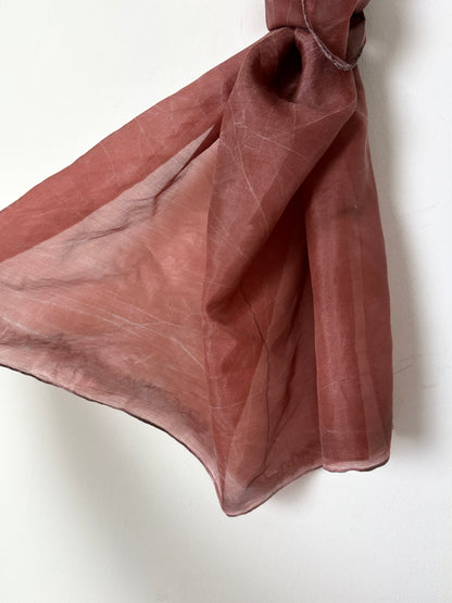 Silk scarf | Terra-cotta