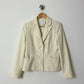 Fitted blazer | Soft butter