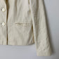 Fitted blazer | Soft butter