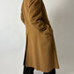 Long wool coat | Curry Brown