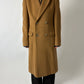 Long wool coat | Curry Brown