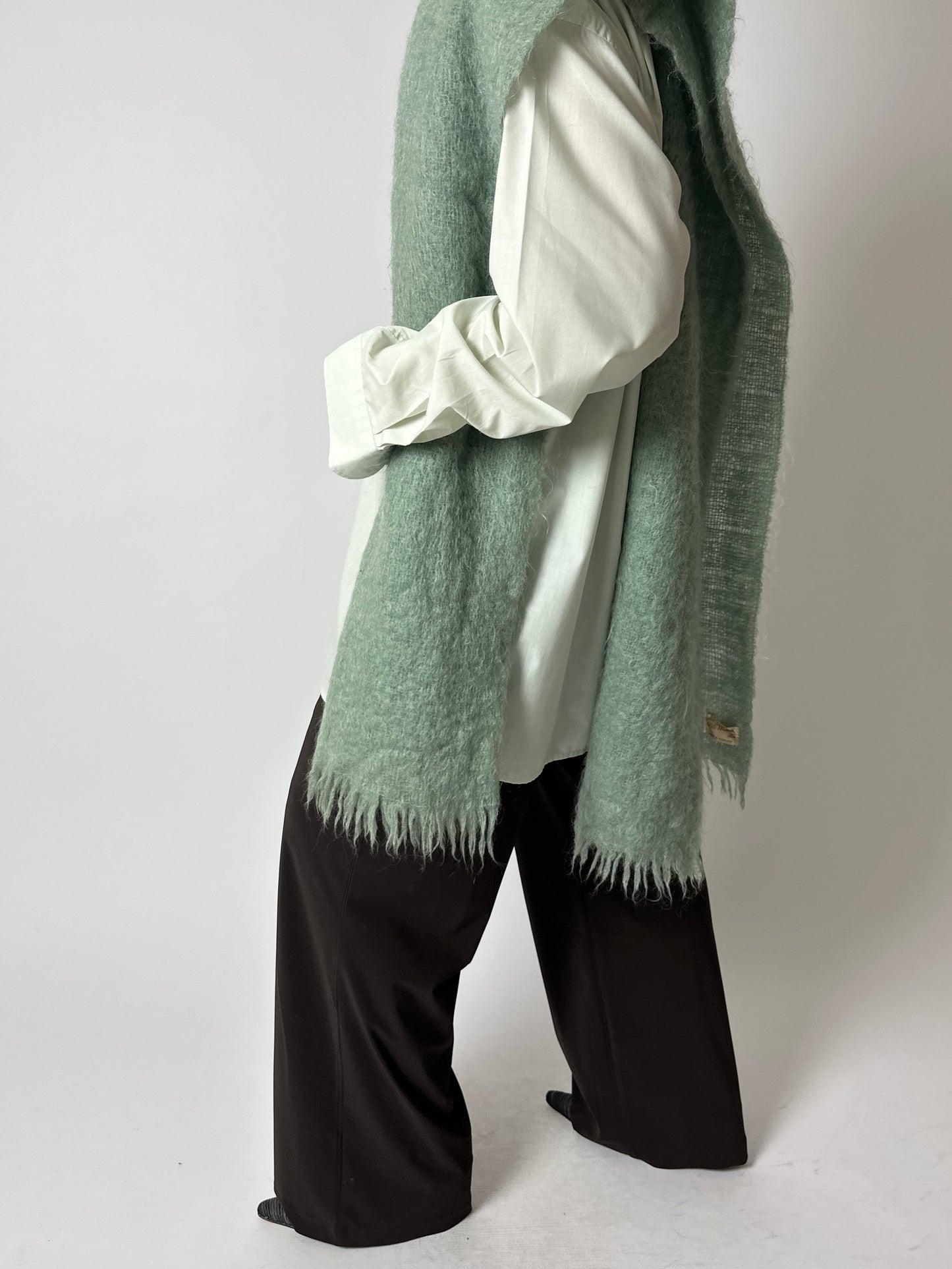 Mohair scarf | Mint