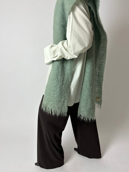 Mohair scarf | Mint