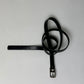 Leather mini belt | Black