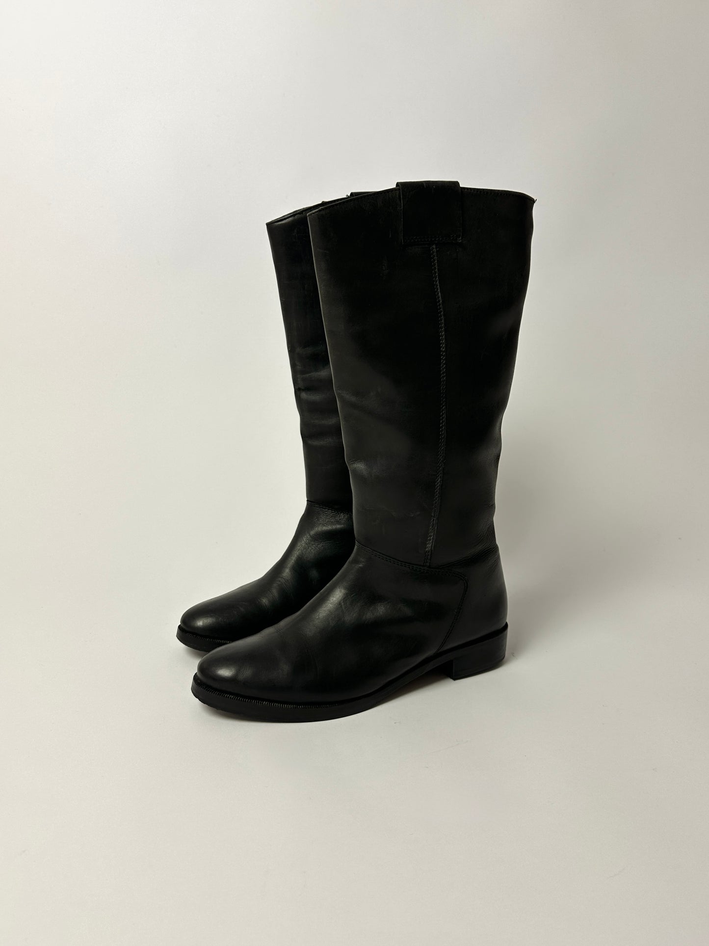 Leather boots | Black