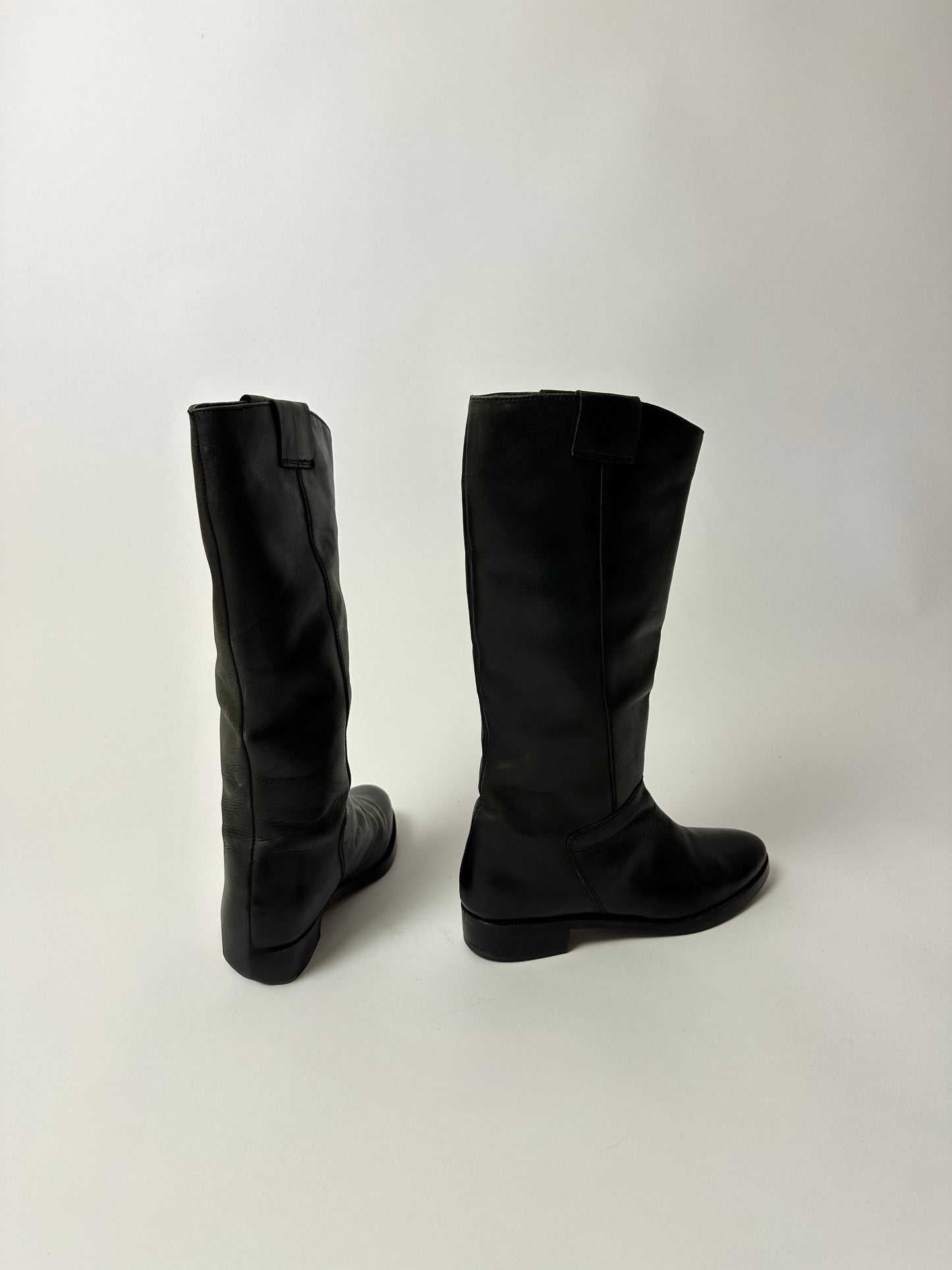 Leather boots | Black