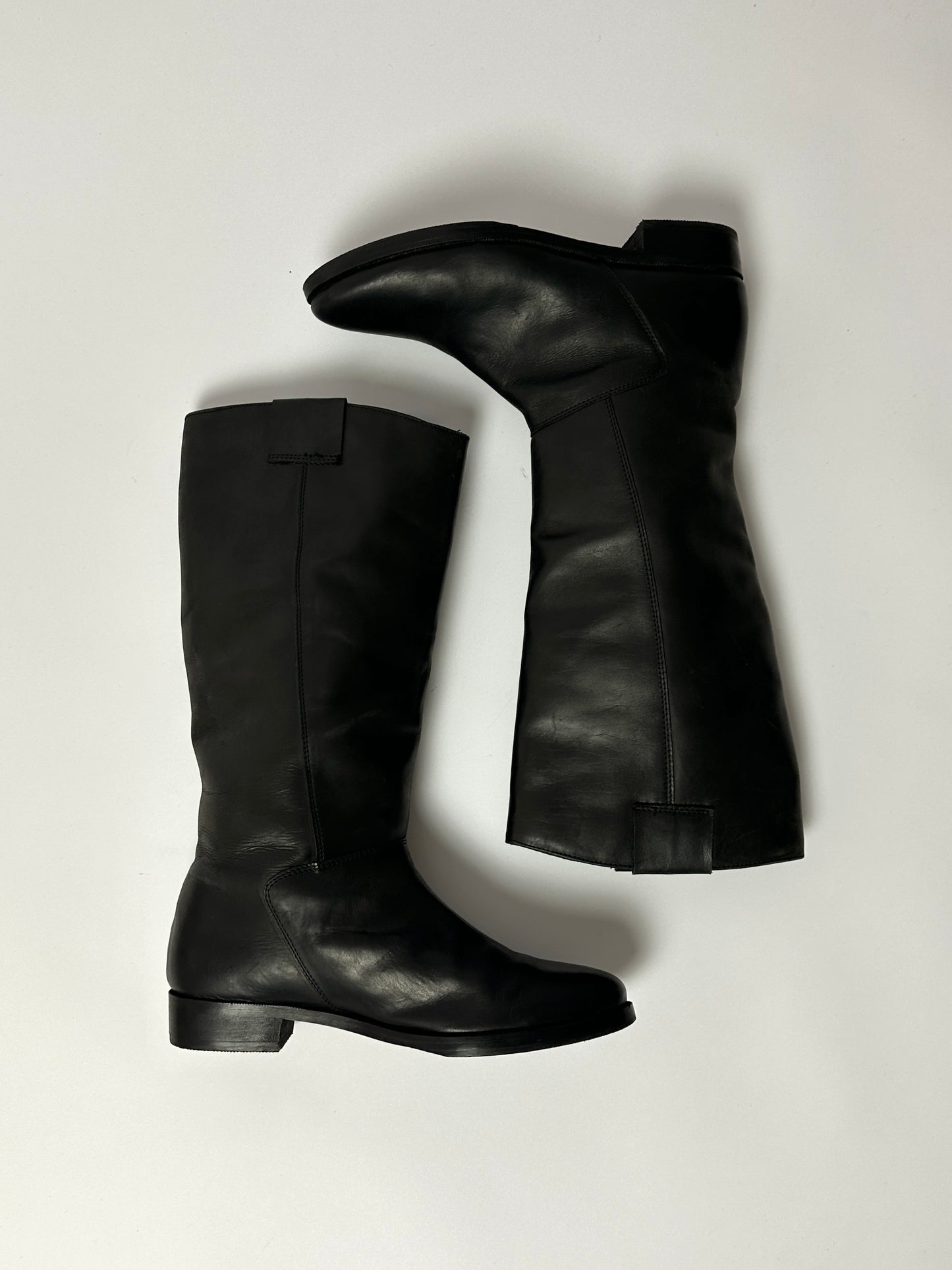 Leather boots | Black