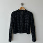 Cropped detailed jacket | Black