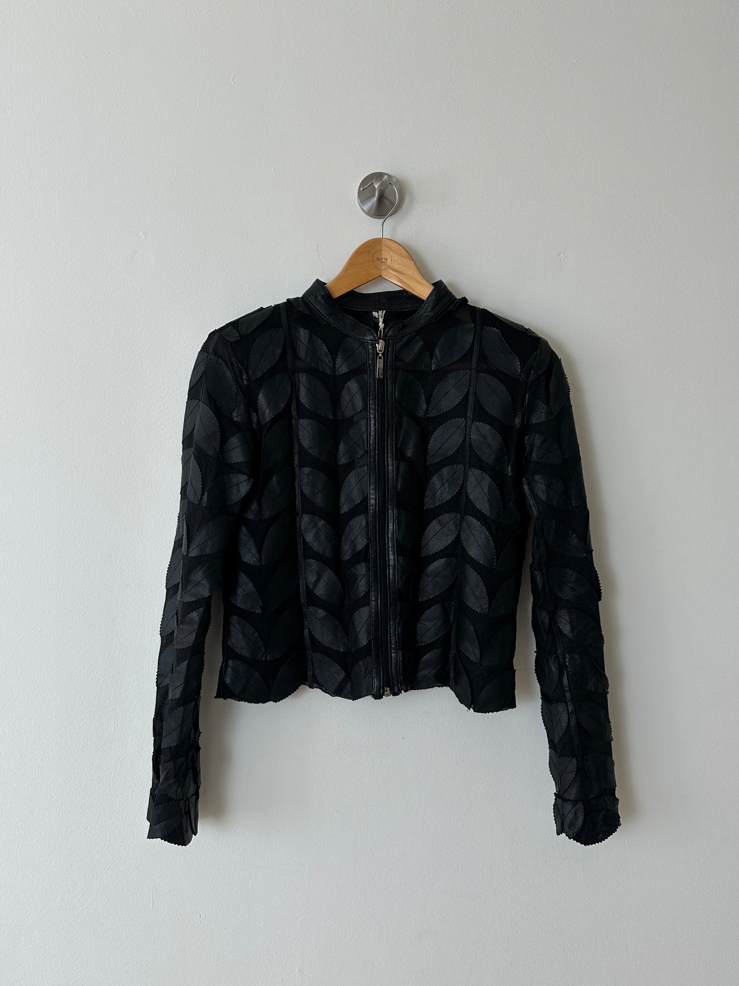 Cropped detailed jacket | Black
