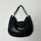 Leather shoulder bag | Black