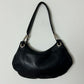 Leather shoulder bag | Black