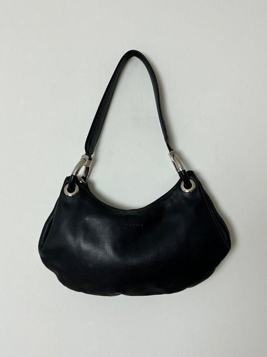 Leather shoulder bag | Black