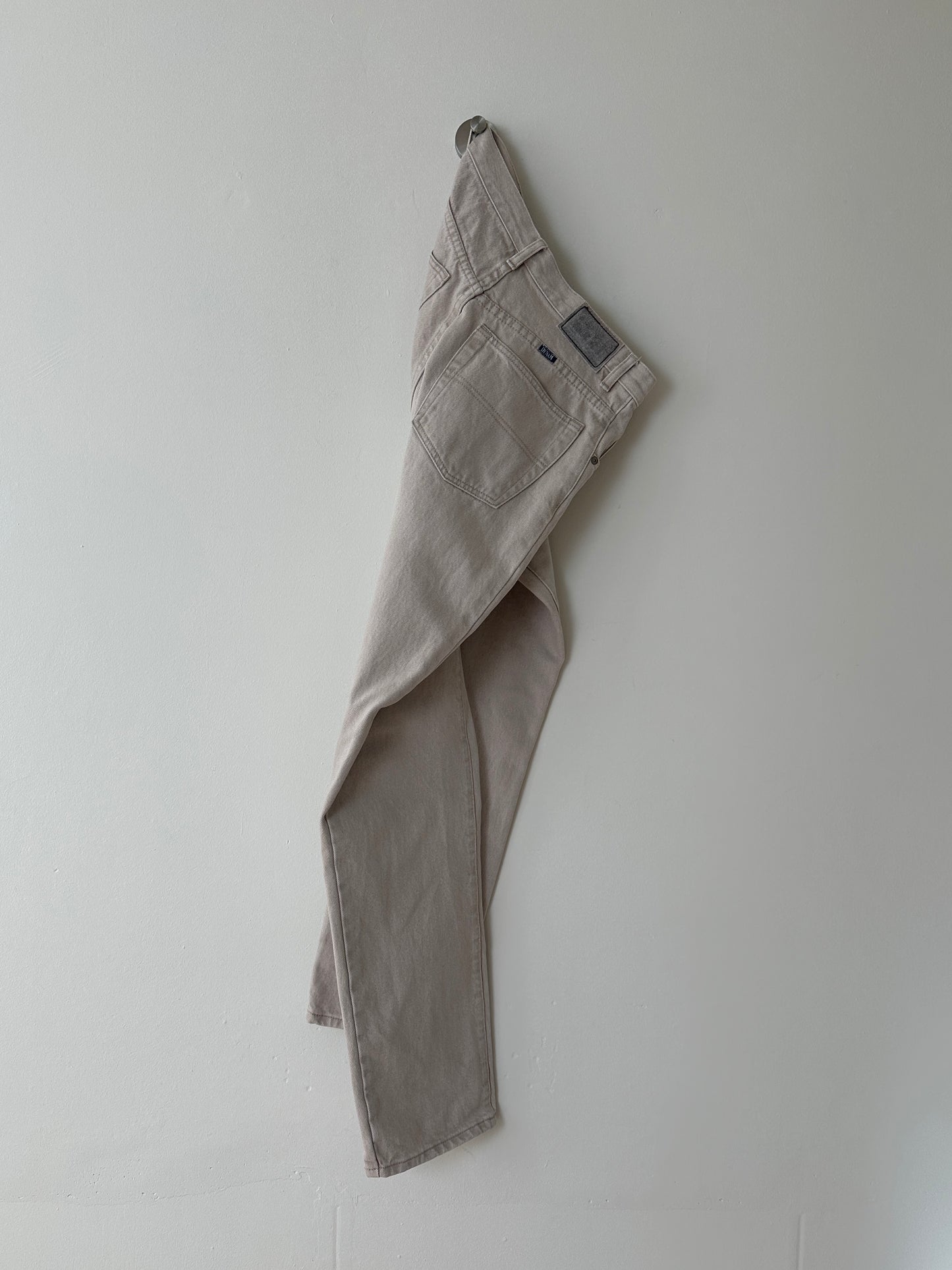 Mid rise denim | Soft ecru