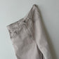 Mid rise denim | Soft ecru