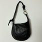 Leather shoulder bag | Dark Brown