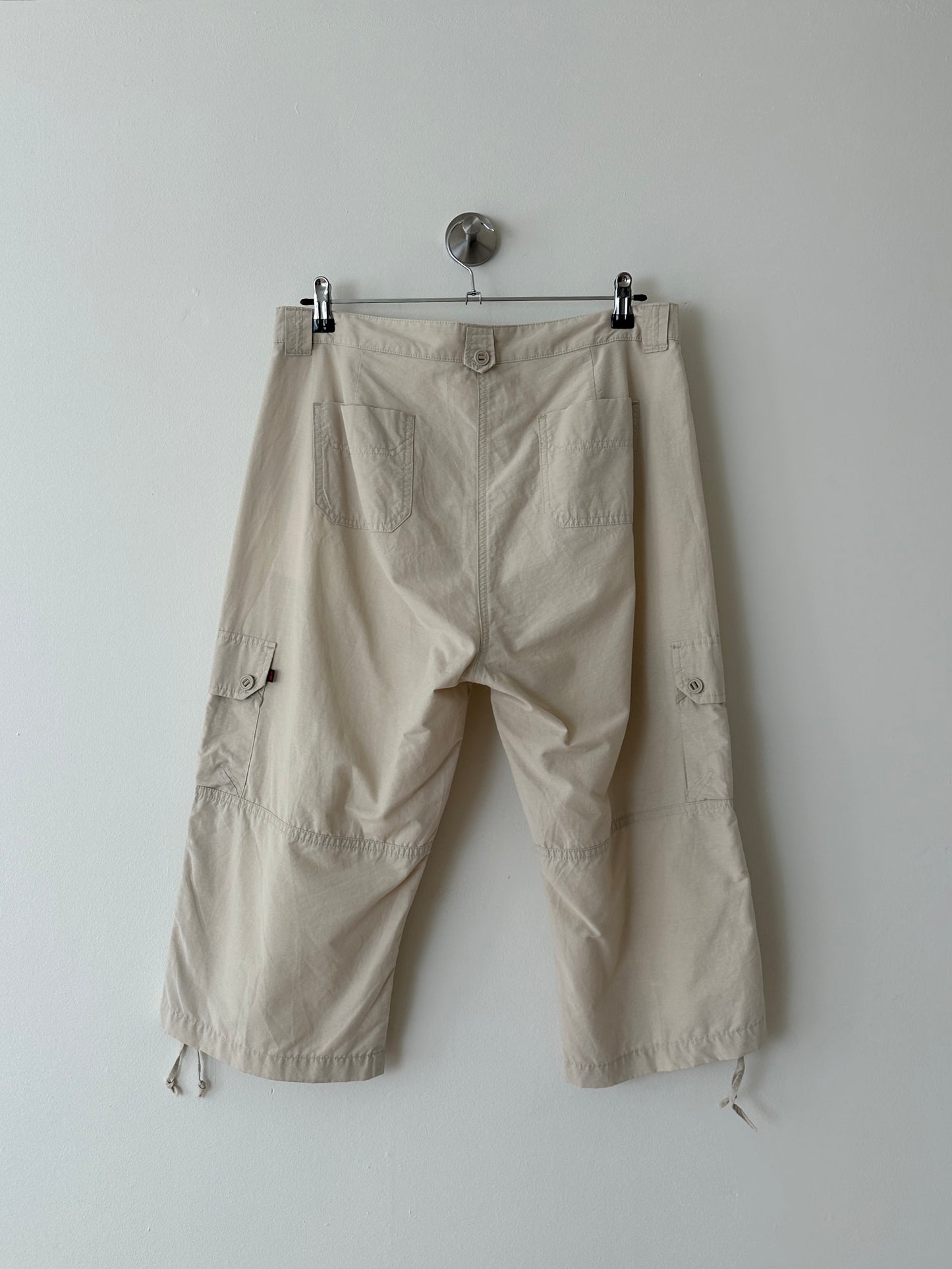 Capri cotton trousers | Soft ecru