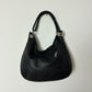 Leather shoulder bag | Black