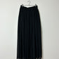 Sheer maxi skirt | Black