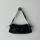 Leather shoulder bag | Black