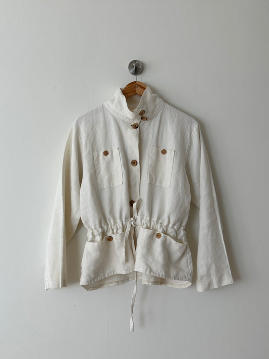 Linen jacket | Off white