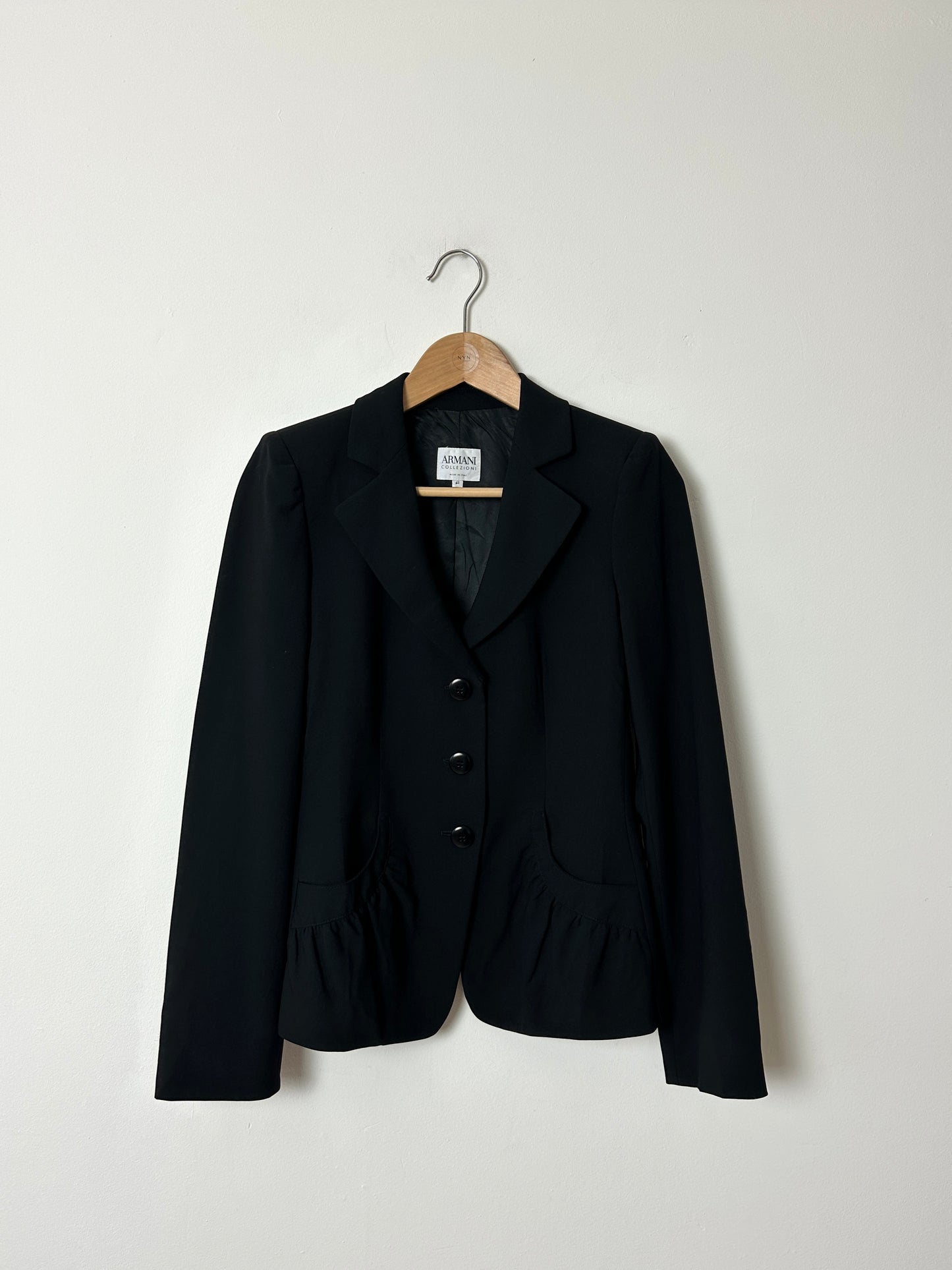 Armani fitted blazer | Black