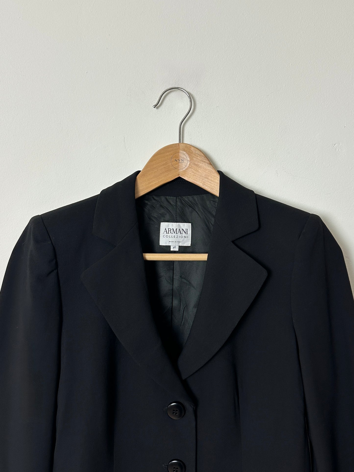Armani fitted blazer | Black