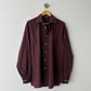 Oversized shirt | Bordeaux